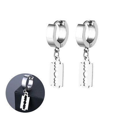 Dizainas Blade Pin Hoop Auskarai Papuošalai Dovanos Moterims Vyrams Vakarėlių Aksesuarai Nerūdijančio plieno pankų vintažiniai mergaičių auskarai Auskarai