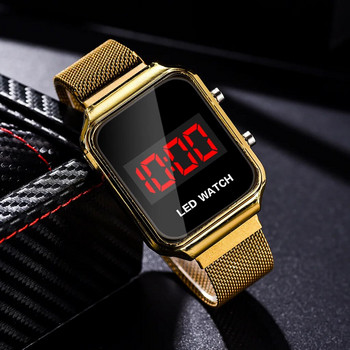 2020 Мъжки часовник Розово злато Часовници LED електронен цифров дисплей Мъжки часовници за мъжки часовник Relogio Masculin Reloj Hombre Homme