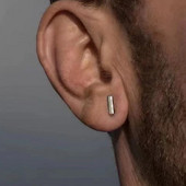 Madingi geometriniai auskarai vyriški nerūdijančio plieno vyriški auskarai madingi papuošalai