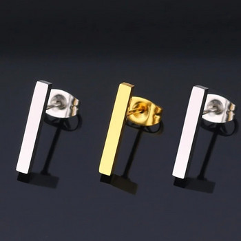 Μοντέρνα γεωμετρικά καρφωτά ανδρικά σκουλαρίκια από ανοξείδωτο ατσάλι Ανδρικά σκουλαρίκια μόδας κοσμήματα