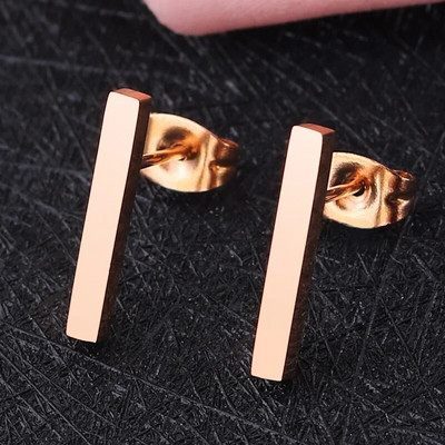 Madingi geometriniai auskarai vyriški nerūdijančio plieno vyriški auskarai madingi papuošalai