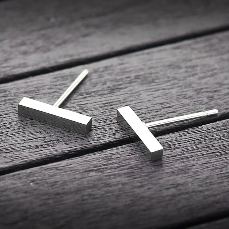 Madingi geometriniai auskarai vyriški nerūdijančio plieno vyriški auskarai madingi papuošalai