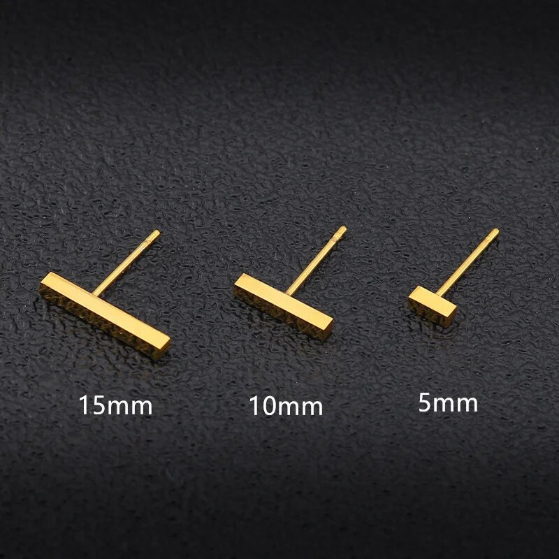 Madingi geometriniai auskarai vyriški nerūdijančio plieno vyriški auskarai madingi papuošalai