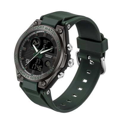 Meeste spordikellad Meeste kahe analoogekraaniga digitaalne elektrooniline käekell, mood naiste kvarts, veekindlad käekellad, poiss, tüdruk, kell