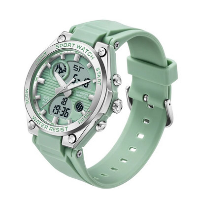 Meeste spordikellad Meeste kahe analoogekraaniga digitaalne elektrooniline käekell, mood naiste kvarts, veekindlad käekellad, poiss, tüdruk, kell