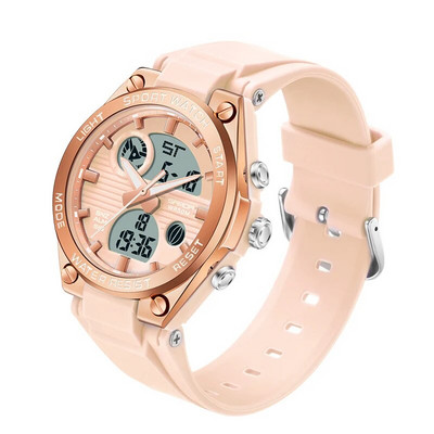 Meeste spordikellad Meeste kahe analoogekraaniga digitaalne elektrooniline käekell, mood naiste kvarts, veekindlad käekellad, poiss, tüdruk, kell