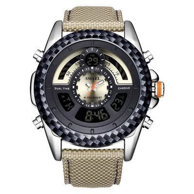 Digitaalsed meeste käekellad sõjaväelased SMAEL LED-kellad Käevõru Tasuta kohaletoimetamine Elektroonilised 1369 Lahedad meeste veekindlad spordikellad