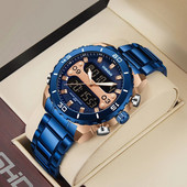 YASHIDUN Fashion Multifunctional Sports Trend Student Electronic Ανδρικό αδιάβροχο ρολόι Glow Quartz