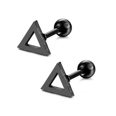 Γεωμετρικά σκουλαρίκια από ανοξείδωτο ατσάλι Μίνι Στρογγυλά Σκουλαρίκια Αστέρι για Γυναικεία Ανδρικά Πανκ Vintage Σκουλαρίκια Cute Girls Party Ανδρικά κοσμήματα