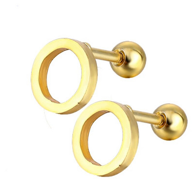 Γεωμετρικά σκουλαρίκια από ανοξείδωτο ατσάλι Μίνι Στρογγυλά Σκουλαρίκια Αστέρι για Γυναικεία Ανδρικά Πανκ Vintage Σκουλαρίκια Cute Girls Party Ανδρικά κοσμήματα