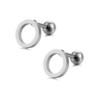 Γεωμετρικά σκουλαρίκια από ανοξείδωτο ατσάλι Μίνι Στρογγυλά Σκουλαρίκια Αστέρι για Γυναικεία Ανδρικά Πανκ Vintage Σκουλαρίκια Cute Girls Party Ανδρικά κοσμήματα