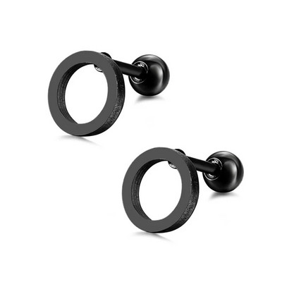 Γεωμετρικά σκουλαρίκια από ανοξείδωτο ατσάλι Μίνι Στρογγυλά Σκουλαρίκια Αστέρι για Γυναικεία Ανδρικά Πανκ Vintage Σκουλαρίκια Cute Girls Party Ανδρικά κοσμήματα