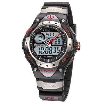 PASNEW Мъжки часовници Модни спортни часовници Мъжки светодиодни цифрови аналогови кварцови електронни ръчни часовници 10bar Часовник за плуване и гмуркане