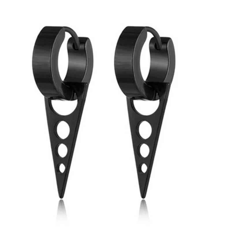 Πανκ Γεωμετρικά Σκουλαρίκια Γυναικεία Ανδρικά Κοσμήματα Γούρια Σκουλαρίκι από ανοξείδωτο ατσάλι Κοίλο Piercing