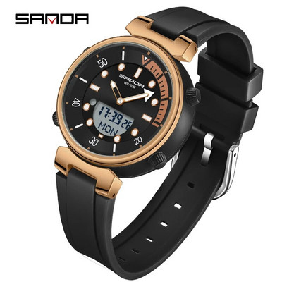 Ανδρικά ψηφιακά αθλητικά ρολόγια χειρός μόδας μικρό καντράν Αδιάβροχα ανδρικά ρολόγια από χαλαζία Γυναικεία Ηλεκτρονικά στρατιωτικά ρολόγια χειρός