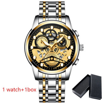 2022 най-продаван марков ръчен часовник електронен кварцов кух тренд кварцов часовник мъжки подарък водоустойчив моден луксозен часовник