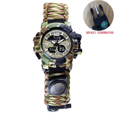 SHIYUNME geriausio prekės ženklo lauko sporto vyriškas elektroninis laikrodis, kompasinis termometras, vandeniui atsparus LED skaitmeninis kvarcinis laikrodis vyriškas rankinis laikrodis