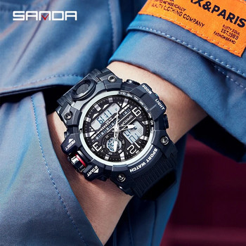 SANDA Brand G-Style Military Watch Ανδρικά Ψηφιακά Αθλητικά Ρολόγια Ανδρικά Αδιάβροχα Ηλεκτρονικά Ανδρικά Ρολόγια χειρός 2022 Relogios