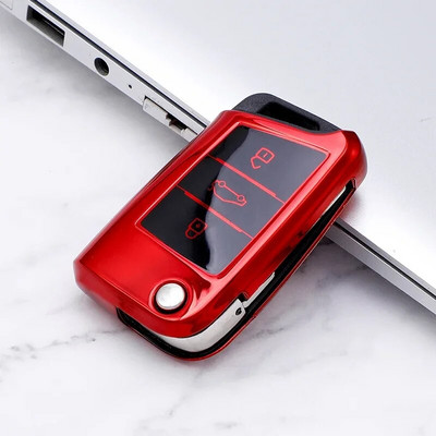 Μαλακό κάλυμμα θήκης κλειδιού αυτοκινήτου TPU για Volkswagen για VW Golf 7 Mk7 Seat Ibiza Leon FR 2 Altea Aztec για Skoda Octavia