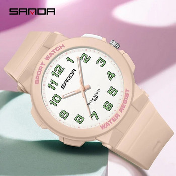 2023 Sanda 6123 Ρολόι Hot Selling Ηλεκτρονικό ανδρικό ψηφιακό εξωτερικό απλό νυχτερινό αδιάβροχο νεανικό ρολόι Χονδρική