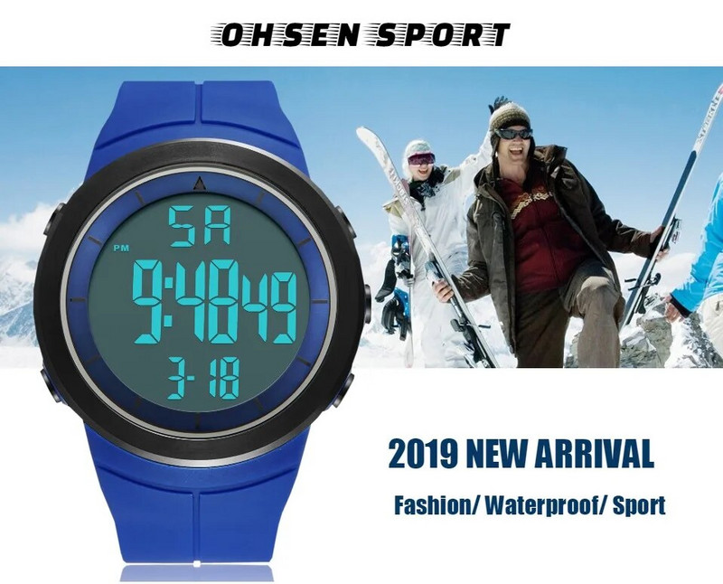 2023. aasta digitaalsed kellad meestele, must 50M sukeldumistaktikaline käekell, suure sihverplaadiga veekindlad elektroonilised sõjaväekellad, uued