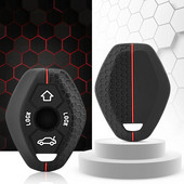 3 nupuga kaugjuhtimispuldi silikoonist võtmekaitse FOB-korpuse kate BMW 7. seeria X3 X5 Z3 Z4 3 5 E38 E39 E46 E83 M5 325i jaoks