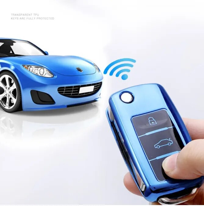 Auto Tpu automobilio raktų dėklo dangtelis, skirtas VW Volkswagen Polo Tiguan Passat B5 B6 B7 Golf 4 5 6 MK6 Jetta Lavida, skirtas Skoda Octavia