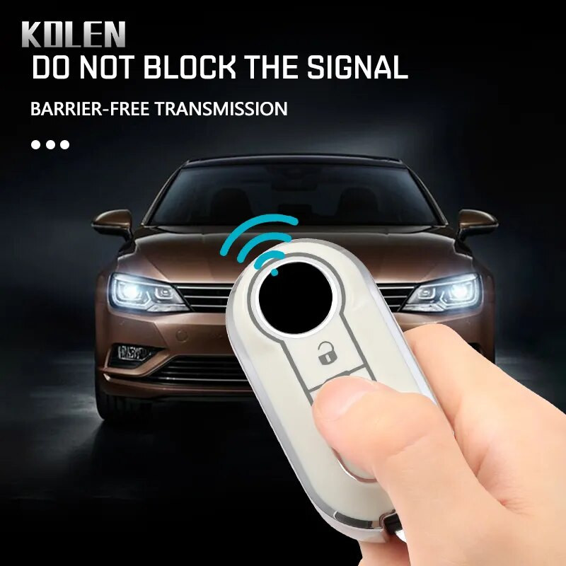 TPU automobilio nuotolinio raktų dėklo dangtelio dangtelis, skirtas Fiat 500 Ducato Panda 500L Punto Lancia Musa Citroen džemperiui Peugeot Boxer