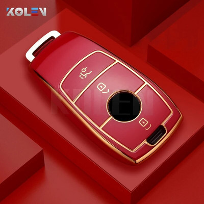 Moodne TPU auto kaugjuhtimispuldi võtmeümbrise kate Mercedes Benz ACESG klassi GLC CLE CLA GLB GLS W177 W205 W213 W222 X167 AMG jaoks