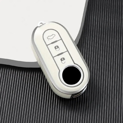 TPU puzdro na kľúč od auta s výklopným krytom pre Fiat Ducato 500 500L Panda Grande Punto Lancia Musa Auto Shell Keychain príslušenstvo