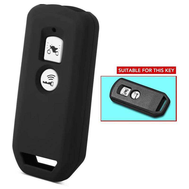 Silikoonist võtmeümbris Honda PCX 150 hübriid X-ADV SH125 Scoopy SH300 Forza 125 300 2018 mootorratta tõukeratta 2 nupuga nutikas võtmes