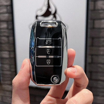 Νέο κάλυμμα θήκης κλειδιού αυτοκινήτου TPU Shell Fob για KIA RIO 3 K2 K3 K4 K5 Sportege Picanto Optima Soul Ceed Sorento Forte Stinger Cerato