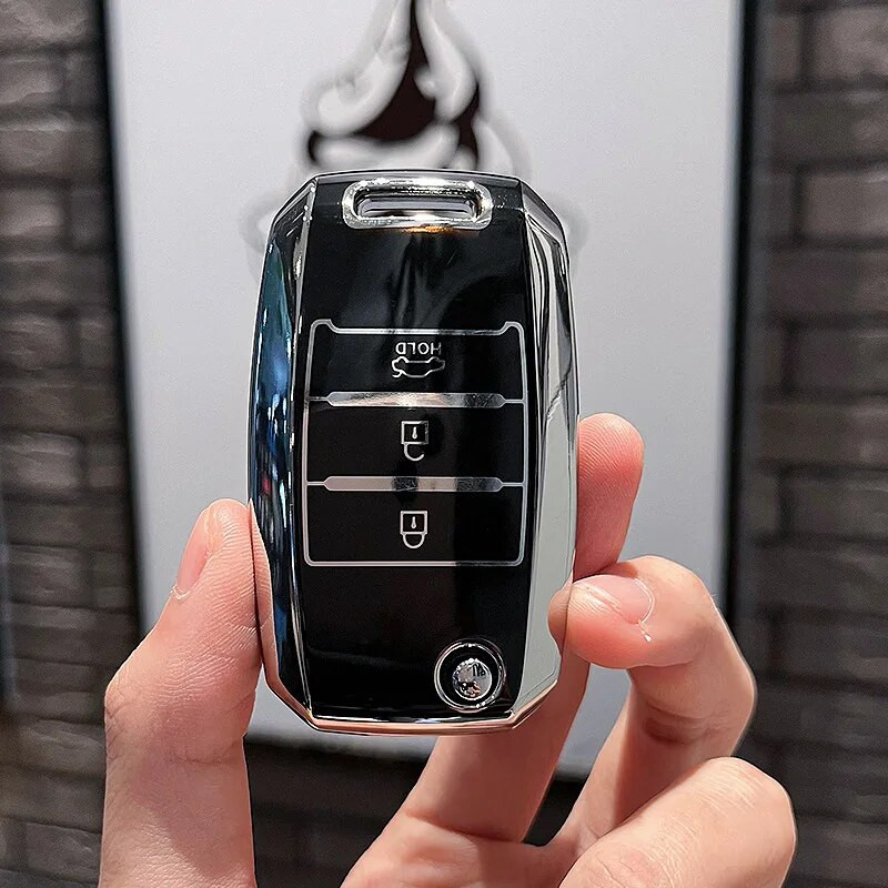 Νέο κάλυμμα θήκης κλειδιού αυτοκινήτου TPU Shell Fob για KIA RIO 3 K2 K3 K4 K5 Sportege Picanto Optima Soul Ceed Sorento Forte Stinger Cerato