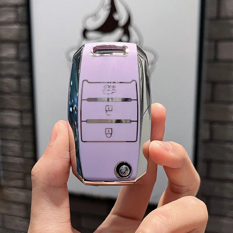 Νέο κάλυμμα θήκης κλειδιού αυτοκινήτου TPU Shell Fob για KIA RIO 3 K2 K3 K4 K5 Sportege Picanto Optima Soul Ceed Sorento Forte Stinger Cerato