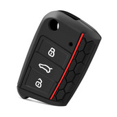 Automobilio rakto dangtelio silikoninis apvalkalas, skirtas VW Golf 7 MK7 VII Tiguan MK2 Polo Skoda Octavia A7 Kodiaq Seat Ateca Leon
