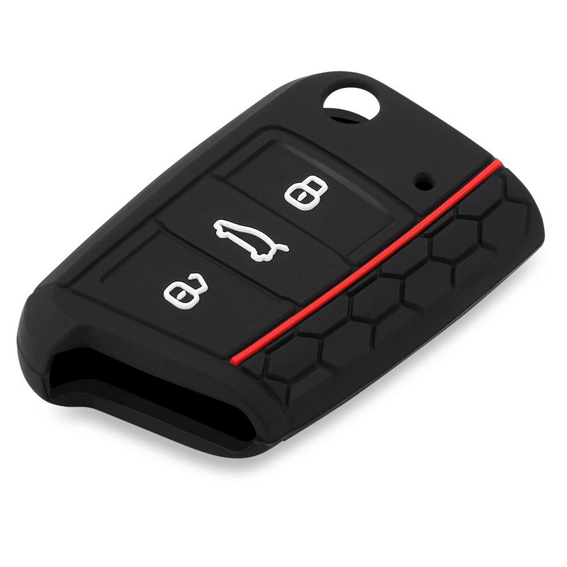 Automobilio rakto dangtelio silikoninis apvalkalas, skirtas VW Golf 7 MK7 VII Tiguan MK2 Polo Skoda Octavia A7 Kodiaq Seat Ateca Leon