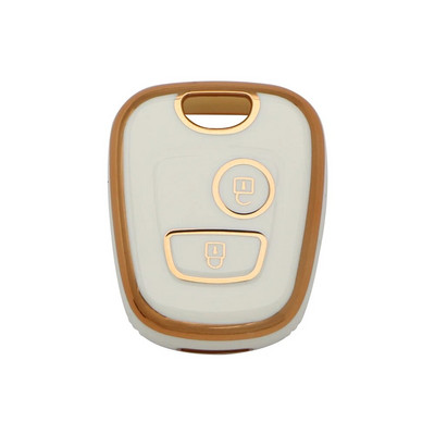 TPU auto 2-nupuline võtmekaane ümbris Peugeot 106 107 206 207 307 jaoks Citroen C1 C2 C3 C4 XSARA PICASSO jaoks Toyota AYGO Protectori jaoks