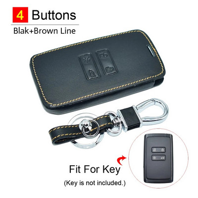 Nahast auto võtmekaane tarvikud Renault Captur Koleos Kadjar Arkana Megane Dacia Duster Sandero Stepway kaugjuhtimispuldi ümbristele