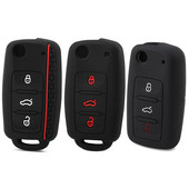 Silikoonist auto võtmeümbris Volkswagen polo passat golf 5 6 jetta tiguan Gol CrossFox Plus Eos Scirocco Beetle auto stiil
