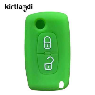 Κάλυμμα θήκης κλειδιού 2 κουμπιών για Citroen C-Crosser C3 C4 Θήκη Picasso Berlingo για Peugeot Partner Tepee 207 307 308 407 Μπρελόκ