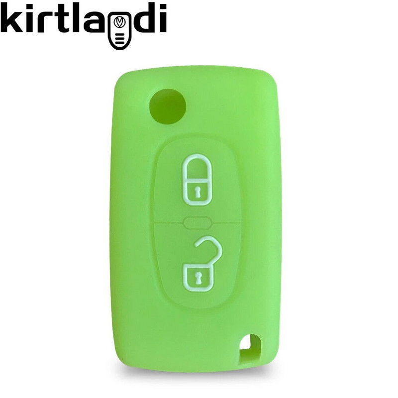 Κάλυμμα θήκης κλειδιού 2 κουμπιών για Citroen C-Crosser C3 C4 Θήκη Picasso Berlingo για Peugeot Partner Tepee 207 307 308 407 Μπρελόκ