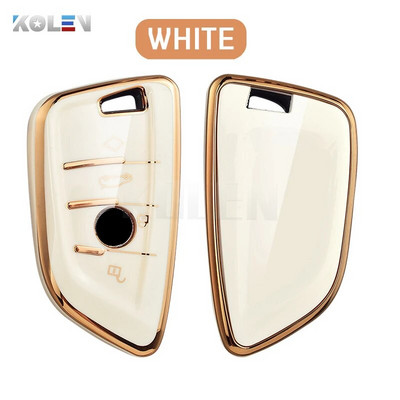 Modni TPU automobilski daljinski ključ, poklopac školjke za BMW X1 X3 X5 X6 X7 1 3 5 6 7 serije G20 G30 G11 F15 F16 G01 G02 F48 bez ključa