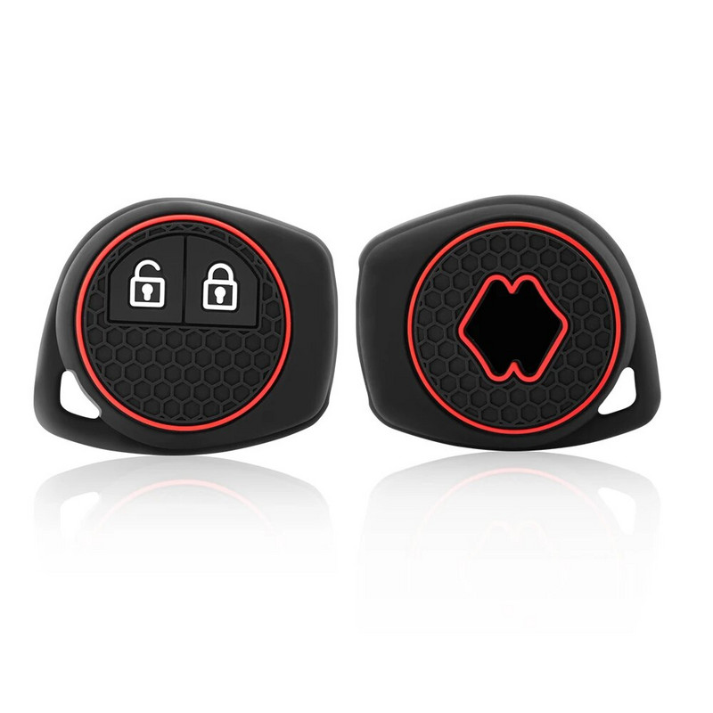 Κέλυφος θήκης τηλεχειριστηρίου μπρελόκ αυτοκινήτου 2 κουμπιών σιλικόνης για Suzuki SX4 Swift Grand Vitara Ciaz Liana Spresso Celerio Jimny Jeemny