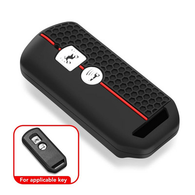 Kaitsev silikoonist võtmeümbris Honda X ADV SH 300 150 125 Forza 300 125 PCX150 2018 Mootorrattatõukeratta 2 nupuga nutika võtmega