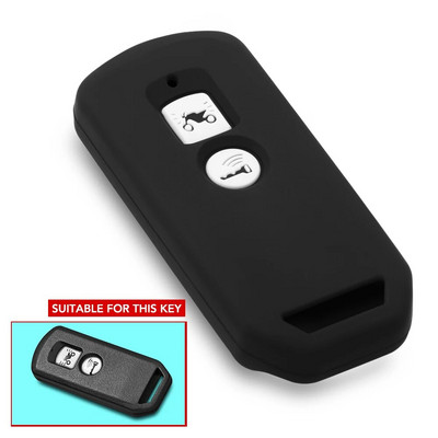 Kaitsev silikoonist võtmeümbris Honda X ADV SH 300 150 125 Forza 300 125 PCX150 2018 Mootorrattatõukeratta 2 nupuga nutika võtmega