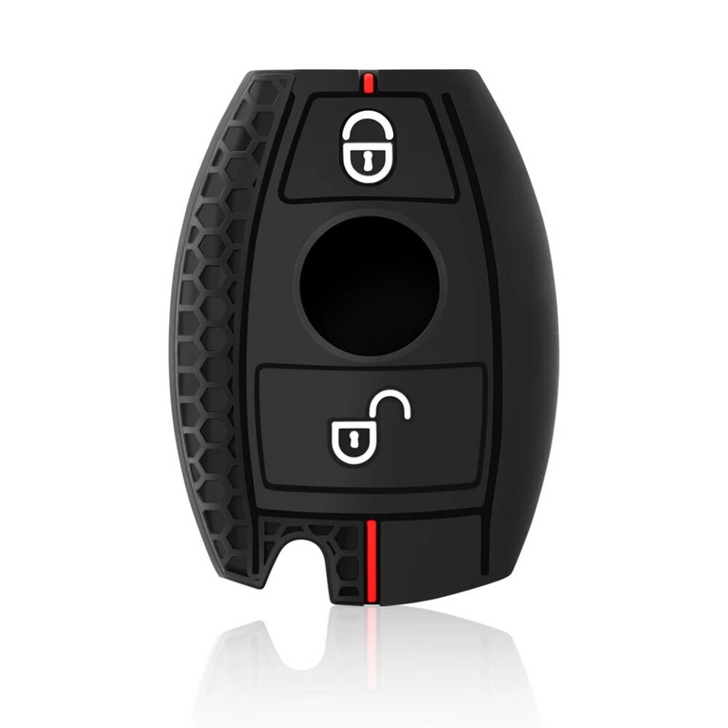 Προστατευτικό θήκης κλειδιού τηλεχειριστηρίου σιλικόνης για Mercedes Benz A Classe A180 A200 A260 CES CLK ανταλλακτικό τηλεχειριστηρίου κλειδιού αυτοκινήτου