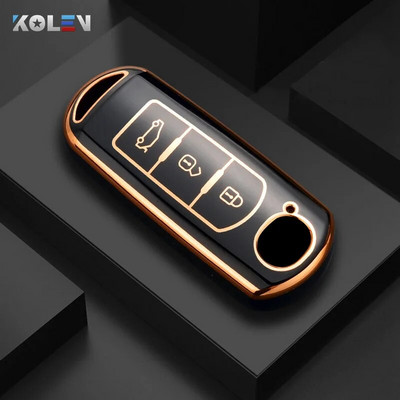 Moodne TPU auto kaugjuhtimispuldi võtmeümbrise kate Mazda 2 3 5 6 BL BM GJ Atenza Axela Demio CX-3 CX3 CX-5 CX5 CX7 CX-9 CX8 võtmeta jaoks