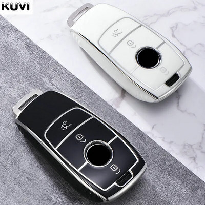 Нов TPU калъф за дистанционен ключ за кола, капак Shell Fob за Mercedes Benz ACESG Class GLC CLE CLA GLB GLS W177 W205 W213 W222 X167 AMG