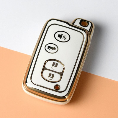 Μαλακή θήκη κλειδιού αυτοκινήτου TPU για Toyota Aqua RAV4 Land Cruiser Camry Prado Corolla Prius Κάλυμμα τηλεχειριστηρίου χωρίς κλειδί 2 3 κουμπιά 2013 2014