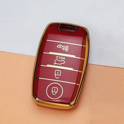 Κέλυφος TPU 3/4 κουμπιών για KIA Rio Rio5 Sportage Ceed Cerato K3 KX3 K4 K5 Sorento Optima Picanto Car Remote Smart Key Case